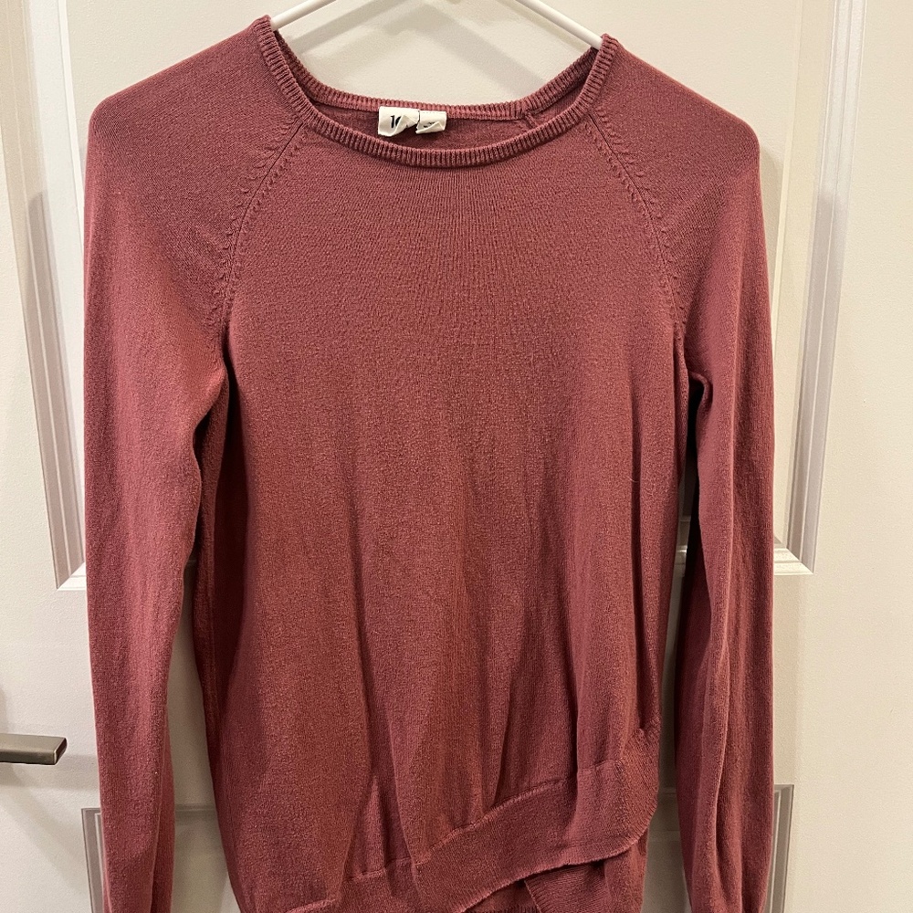 Dusty Rose Organic Cotton Sweater tentree